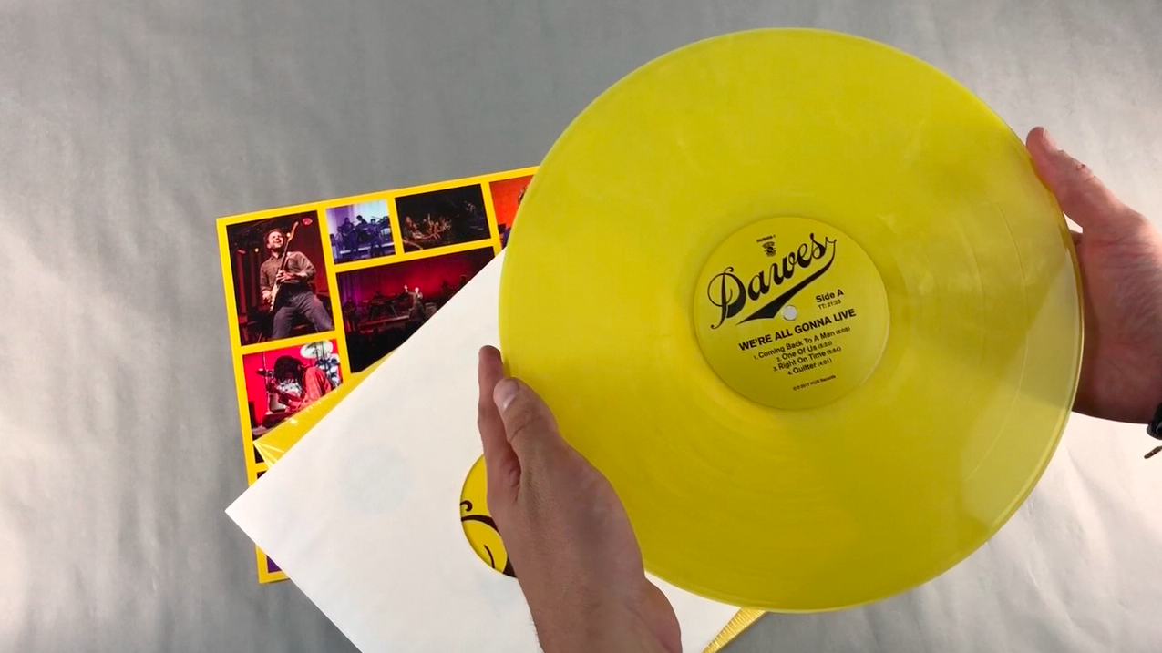 ‘WE’RE ALL GONNA LIVE’ ON YELLOW VINYL