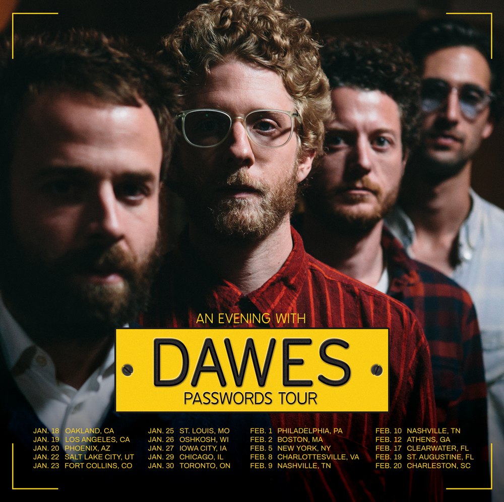 Feed The Fire EP and Official Video, An Evening With Dawes 2019 Dates Announced