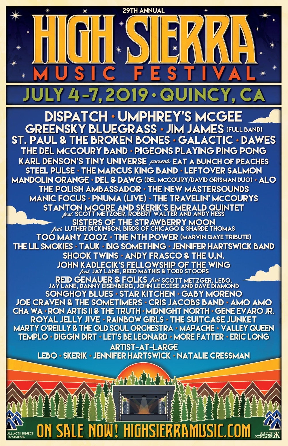 NEW SHOW: JULY 4-7 | QUINCY, CA