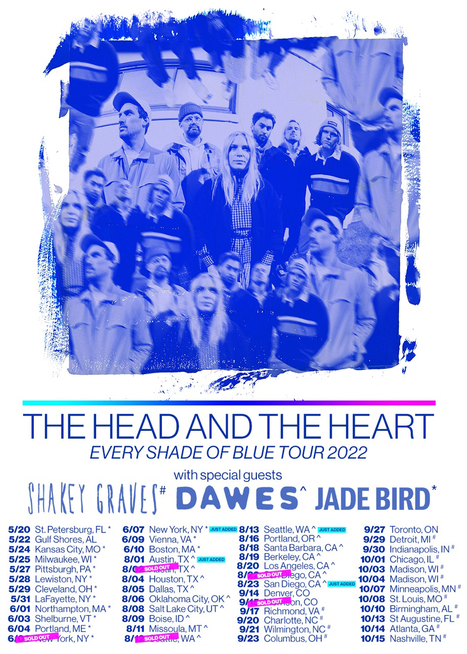 August with The Head & The Heart